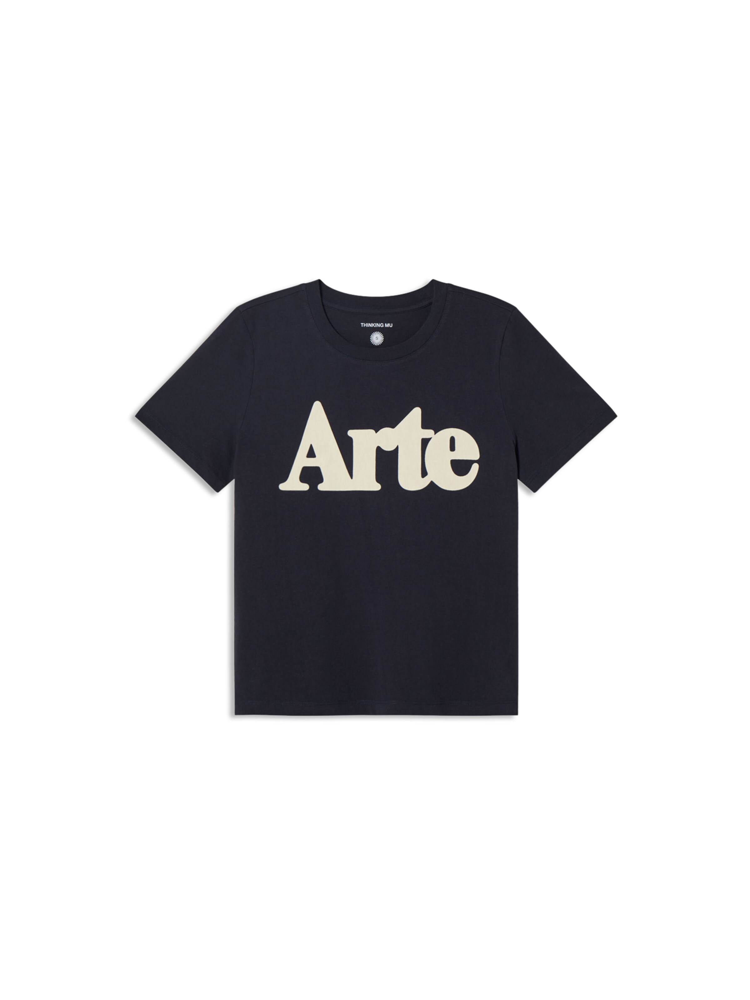 Thinking MU T-Shirt 'Arte' in Blau: Vorderseite