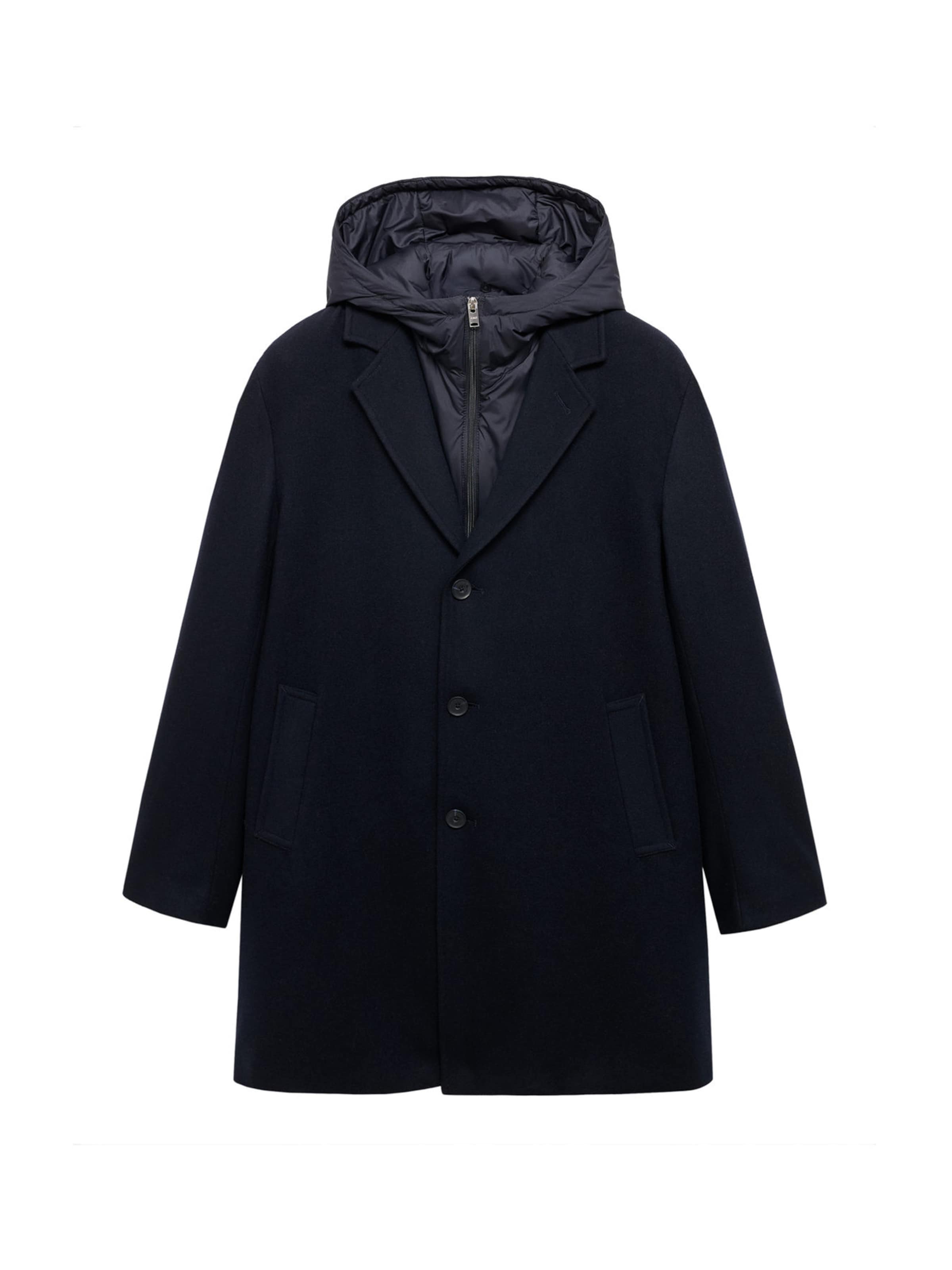 MANGO MAN Átmeneti kabátok 'Mathis' - kék: elől