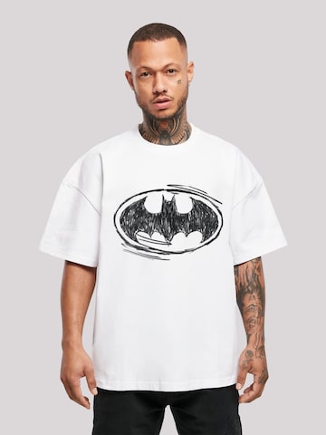 F4NT4STIC T-Shirt 'DC Comics Batman' in Weiß: Vorderseite