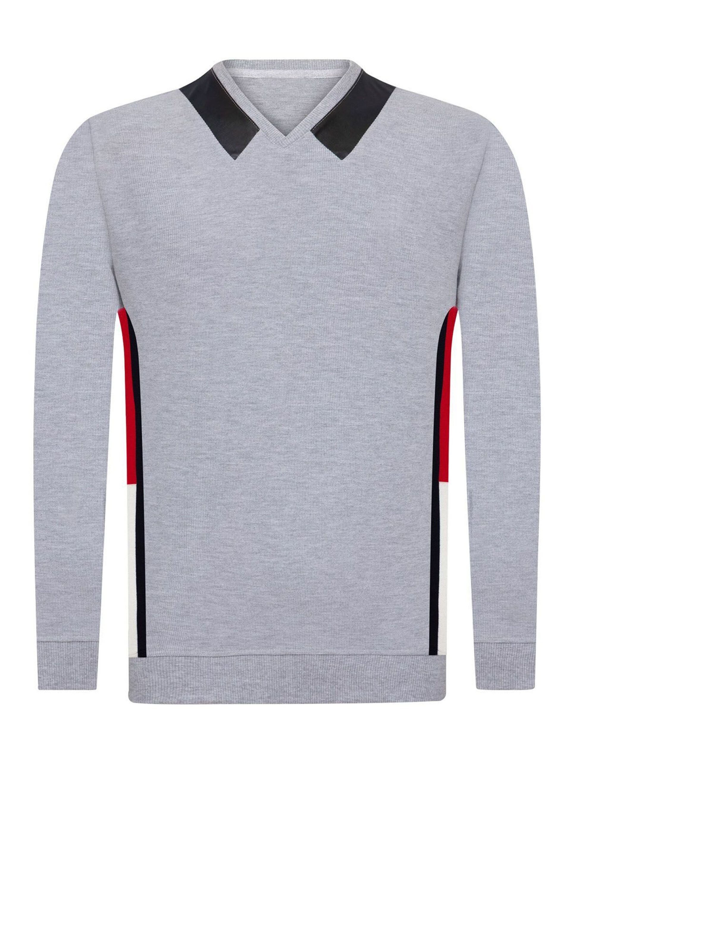Jacey Quinn Sweater in Grey: front