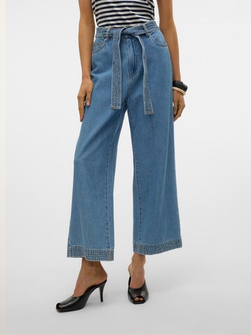 Wide Leg Jean 'VMKATHY' VERO MODA en bleu : devant