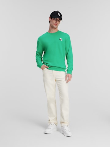 Karl Lagerfeld Sweatshirt 'Ikonik 2.0' in Green