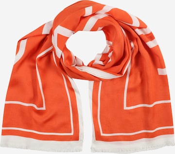 Calvin Klein Scarf in Orange: front