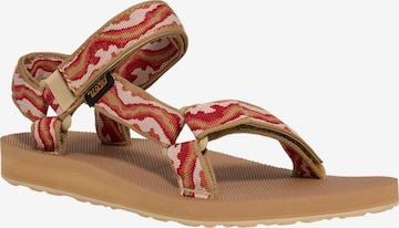 TEVA - Sandália em vermelho: frente