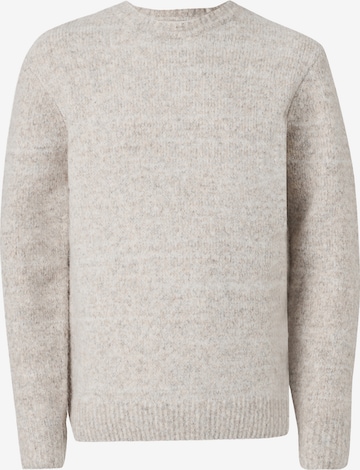 Pull-over Only & Sons en beige : devant