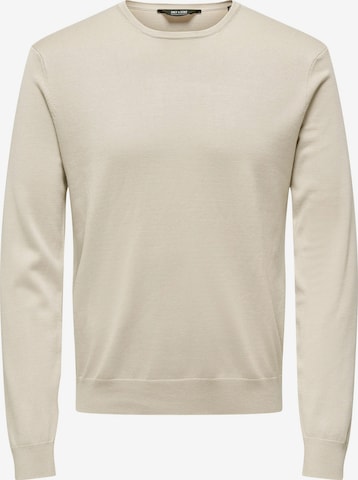 Only & Sons Sweater 'Wyler' in Grey: front