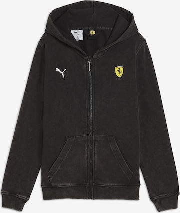PUMA Sports sweat jacket 'Scuderia Ferrari' in Black: front