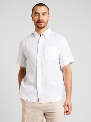 Banana Republic Regular fit Overhemd in Wit: voorkant