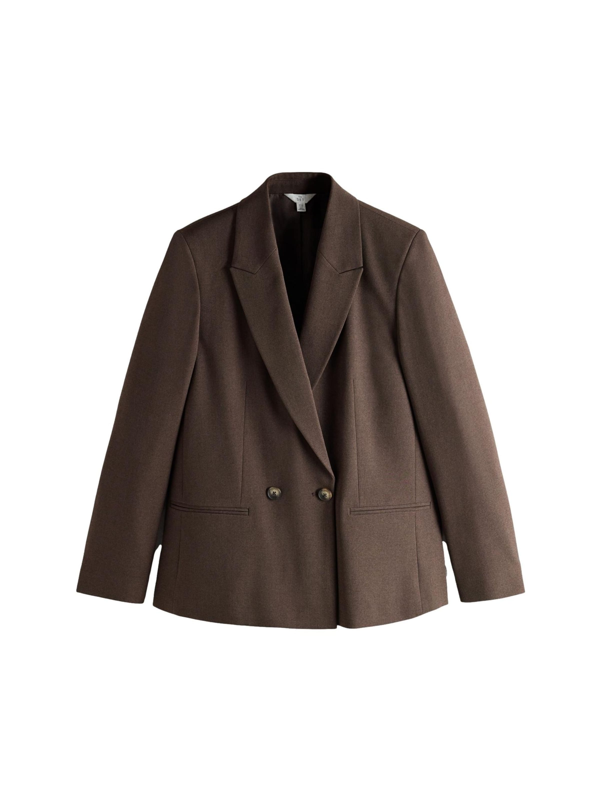 The Set - Blazer en marrón: frente