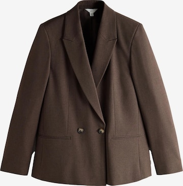 The Set Blazer in Braun: Vorderseite