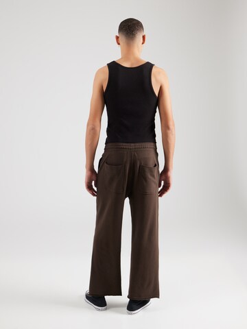 Loosefit Pantalon 'Astro' WEEKDAY en marron