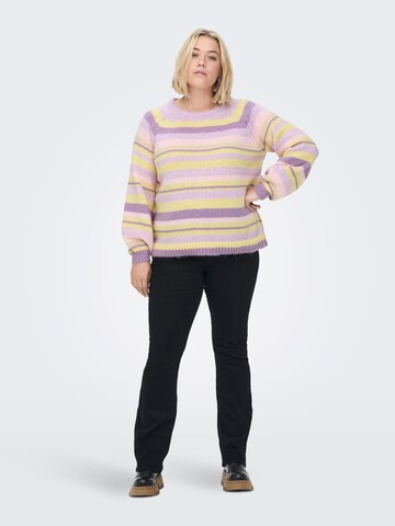 ONLY Carmakoma - Pullover 'Abby' em roxo