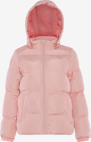 Veste d’hiver nascita en rose : devant