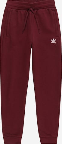 ADIDAS ORIGINALS Tapered Pants 'Adicolor' in Red: front