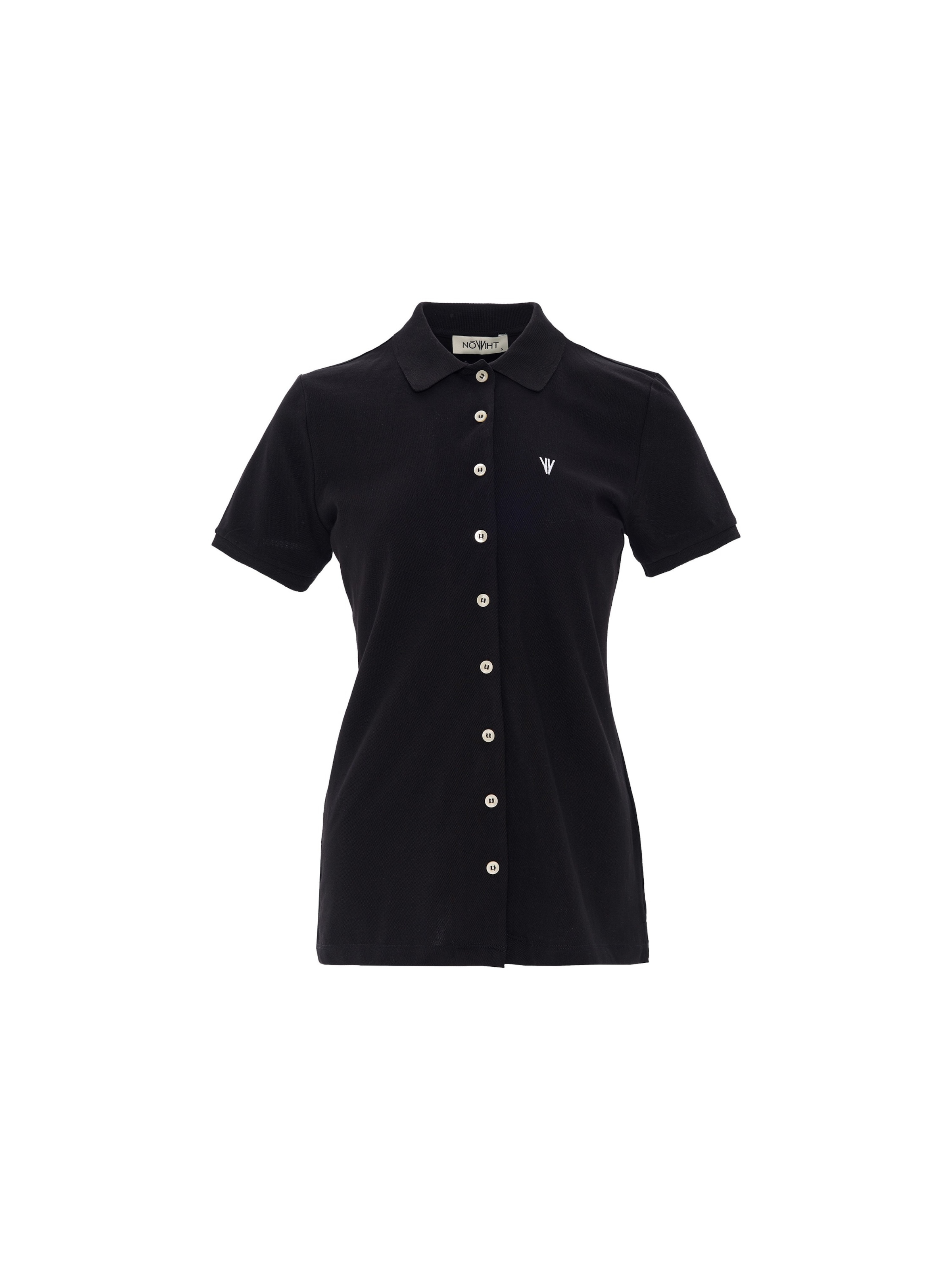 NOWIHT Blouse 'Eugenie' in Black: front