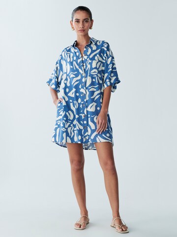 Abito camicia 'NESSA' di St MRLO in blu: frontale