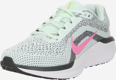 NIKE Laufschuh 'AIR WINFLO 11' in grün / pink / schwarz / weiß, Produktansicht