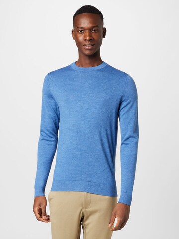 SELECTED HOMME - Pullover 'Town' em azul: frente