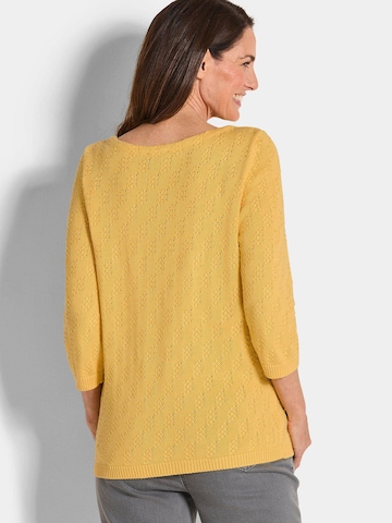 Goldner Pullover in Gelb