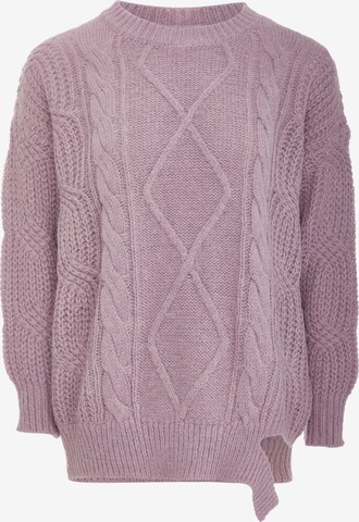 YASANNA Sweater 'Yasanna' in Purple: front