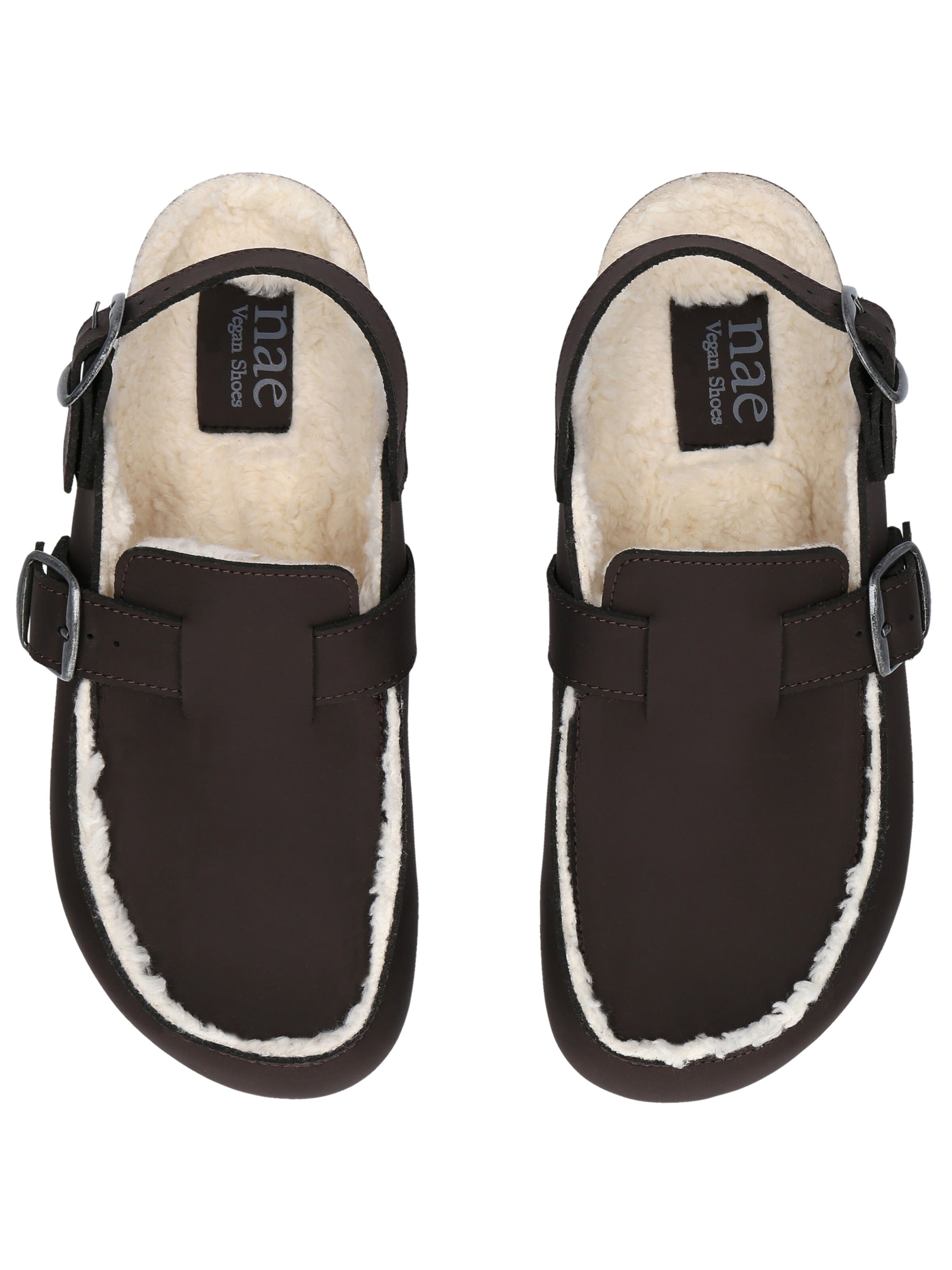 Clogs 'MEDAN' di nae Vegan Shoes in marrone