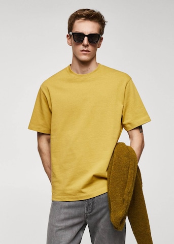 MANGO MAN Shirt 'Anouk' in Yellow