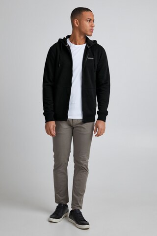 BLEND - Sudadera con cremallera 'Pepe' en negro