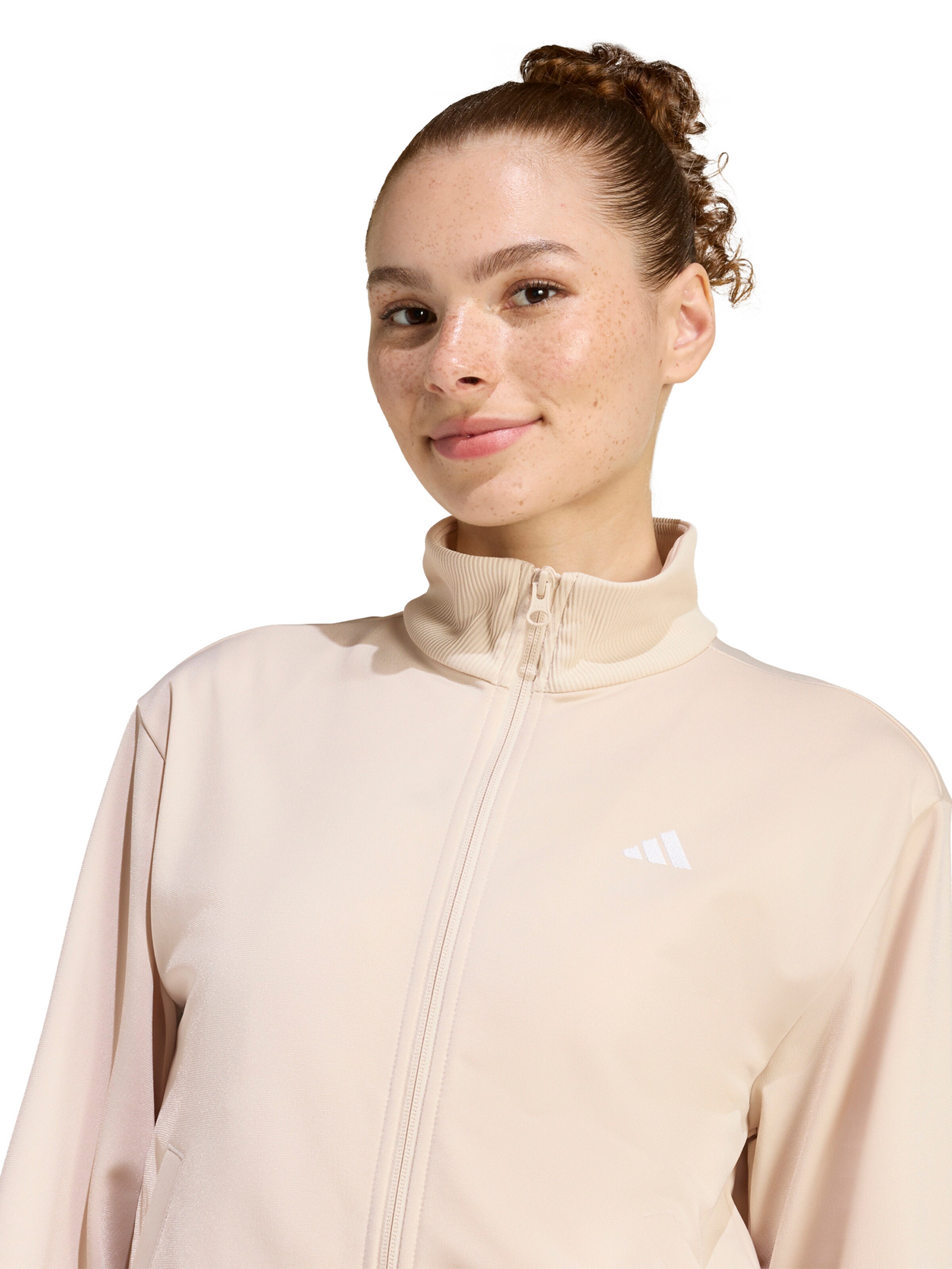 ADIDAS SPORTSWEAR Trainingspak 'Essentials Feel Cozy' in Beige