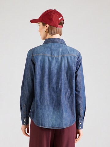 Pepe Jeans Bluse in Blau: Rückseite