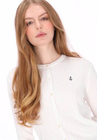 DreiMaster Maritim - Cárdigan en blanco