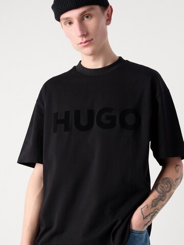 HUGO T-Shirt 'Dinkee' in Schwarz