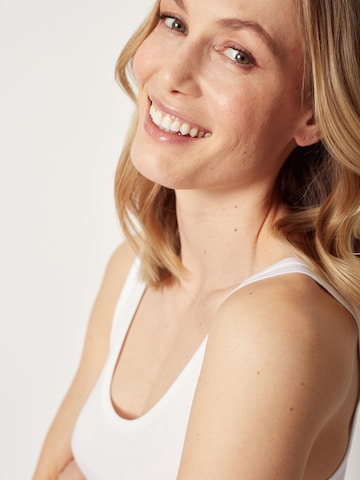 HUBER Top ' Soft Modal ' in White