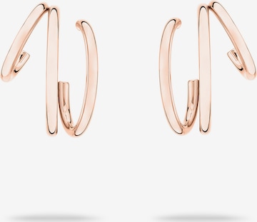 Echtzeit Earrings in Gold: front