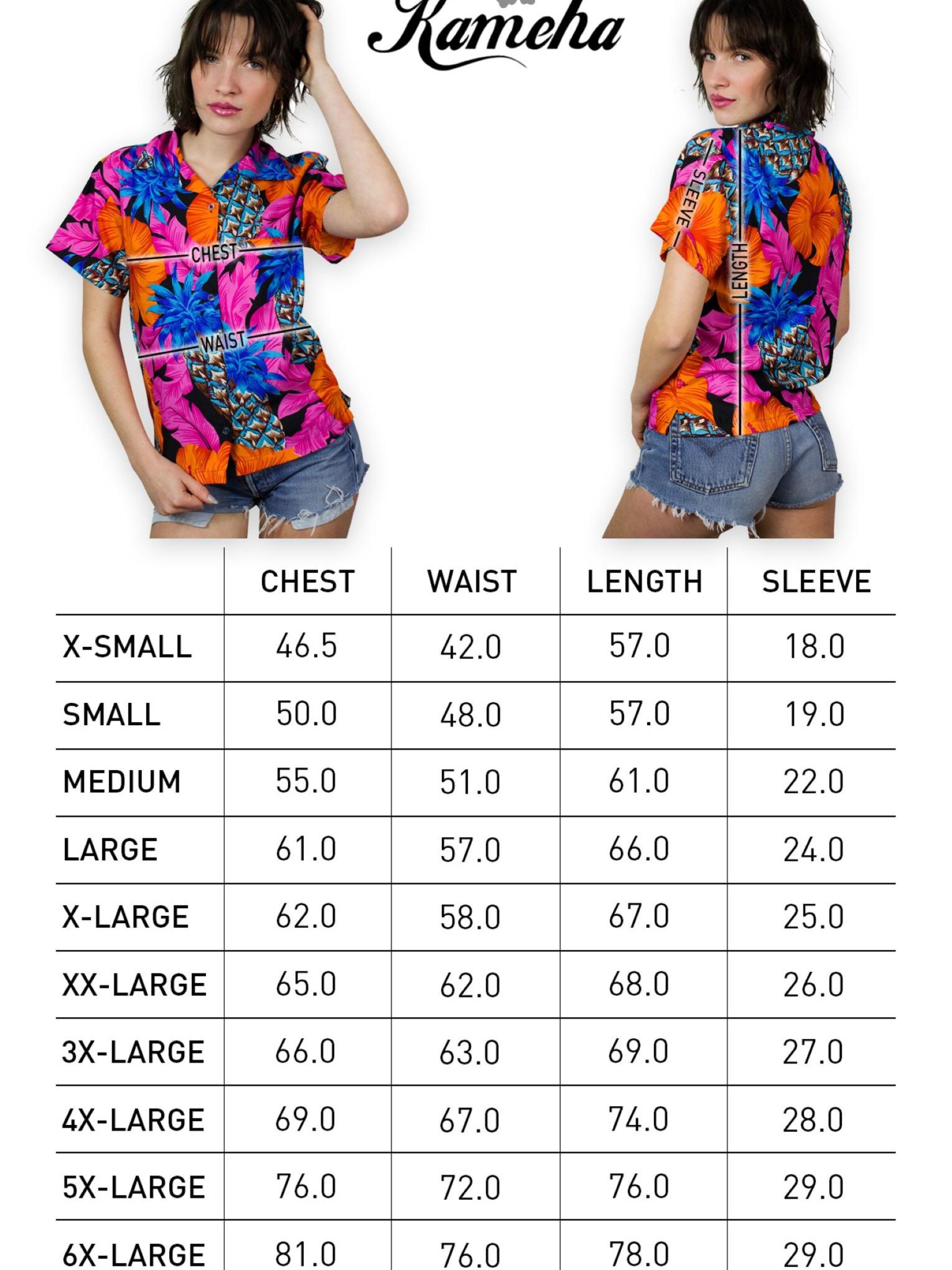 King Kameha Bluse 'Pineapple Hibiscus Black Line'‌‌‌‌ in Pink