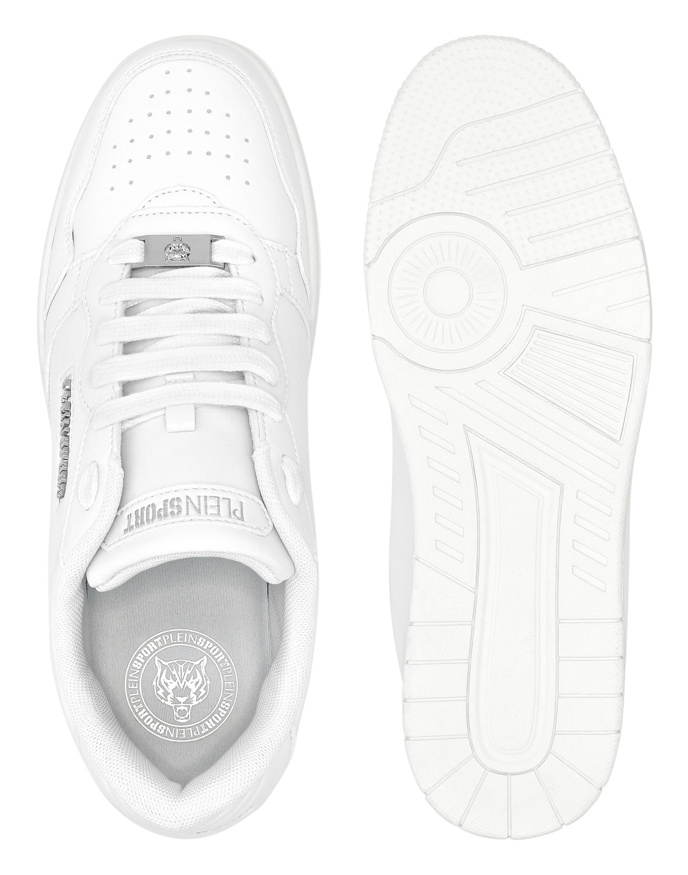 Plein Sport - Zapatillas deportivas bajas 'Tiger.X' en blanco