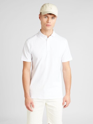 Bruun & Stengade Poloshirt 'Monir' in Weiß