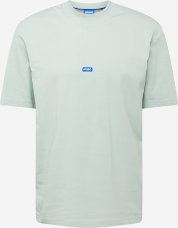 HUGO T-Shirt 'Nieros' in Grün: predná strana
