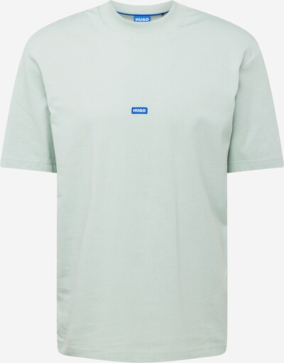 HUGO T-shirt 'Nieros' i blå / pastellgrön / vit, Produktvy