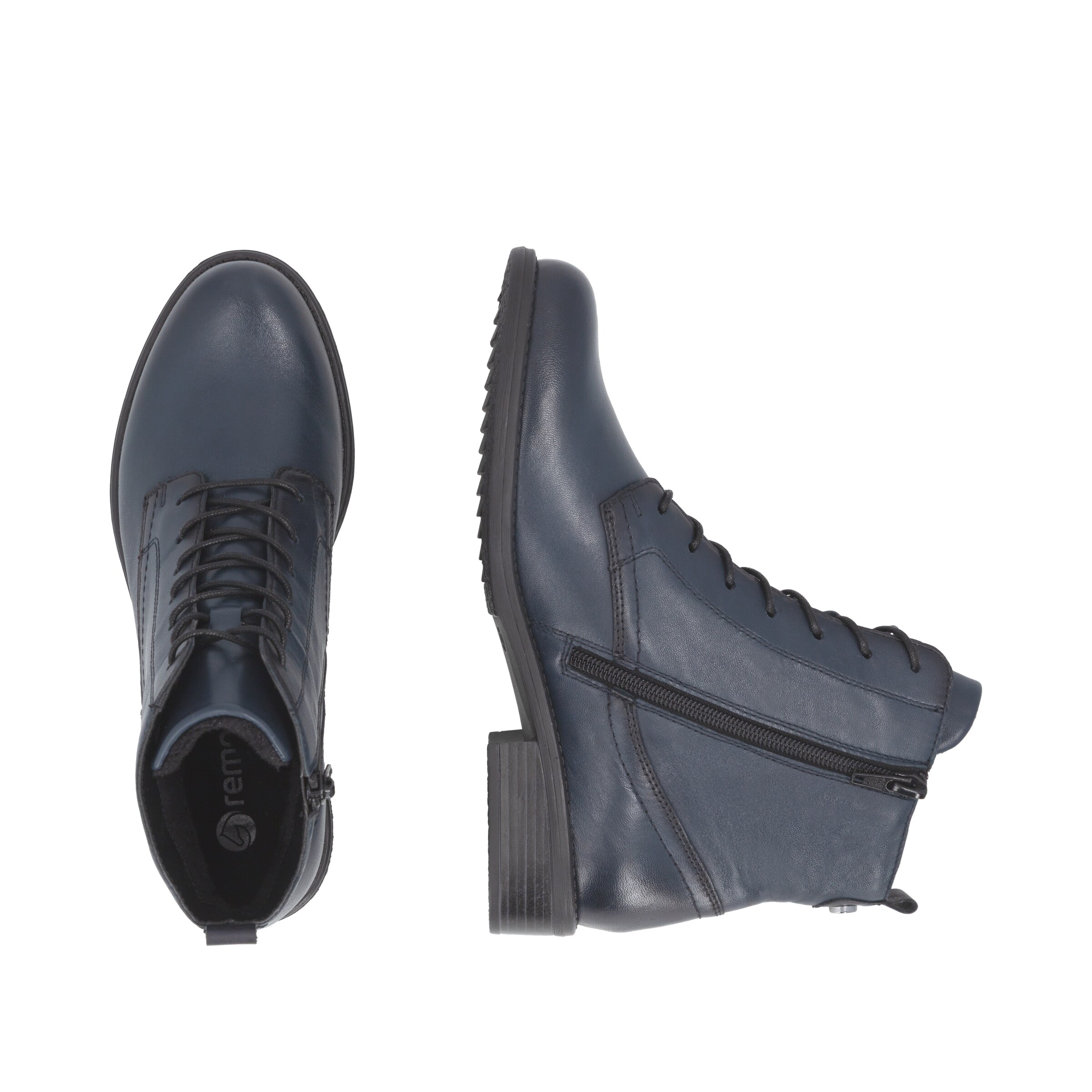 Bottines à lacets REMONTE en bleu