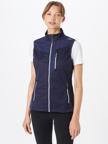 CMP Sports vest in Blue: front