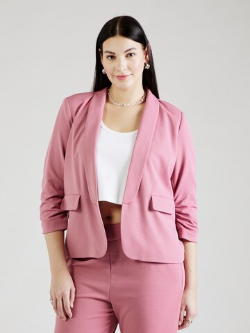ONLY Carmakoma Blazer 'CAREVI' i pink: forside