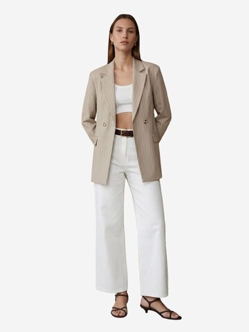 Wide leg Pantaloni 'Hose' di Dilvin in bianco: frontale