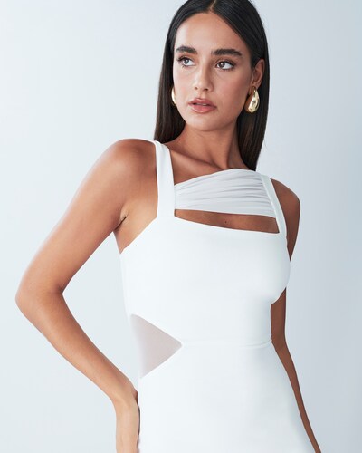 BWLDR Kjole 'WALKIN' i hvid, Produktvisning