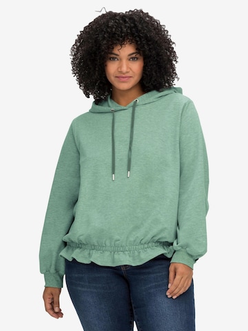 SHEEGO Sweatshirt in Green: front