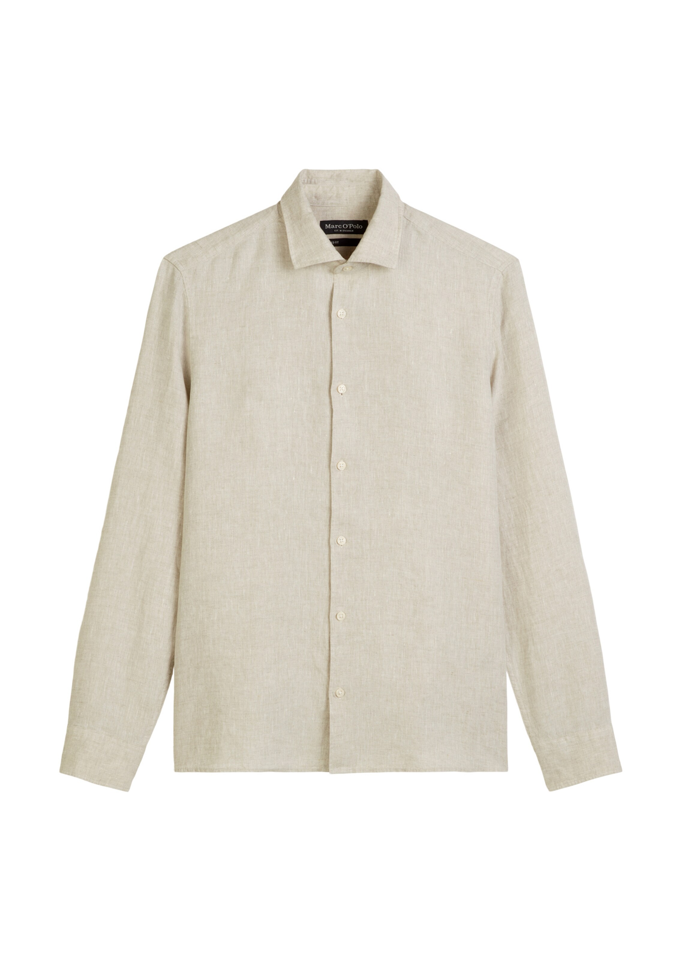 Marc O'Polo Regular Fit Hemd in Beige: Vorderseite