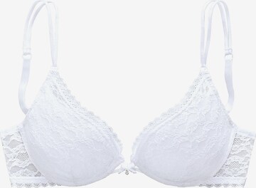 Push-up Soutien-gorge s.Oliver en blanc : devant