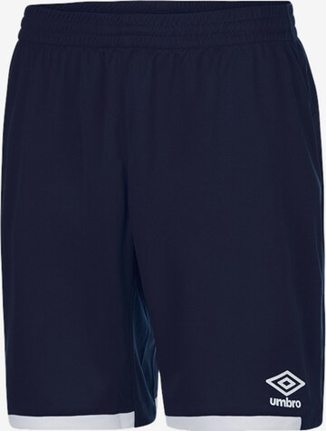Regular Pantalon de sport UMBRO en bleu : devant