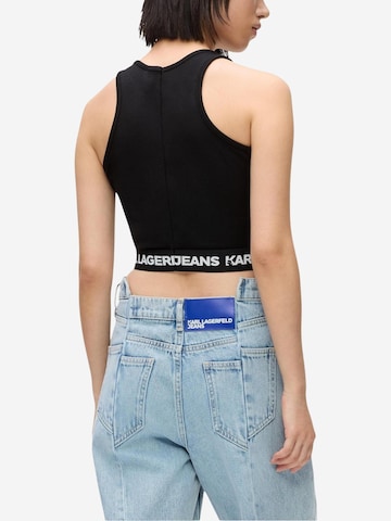 Top 'KLJ Milano Tank B1W17048' di KARL LAGERFELD JEANS in nero
