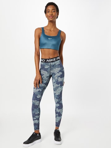 NIKE Skinny Fit Спортен панталон в сиво