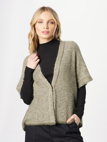 BRAX Knit Cardigan 'Taylor' in Green: front